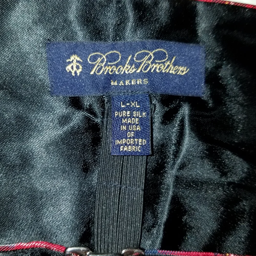 Brooks Brothers Silk Cummerbund L/XL